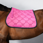 Pink Satin Quilted All Purpose Saddle Pad